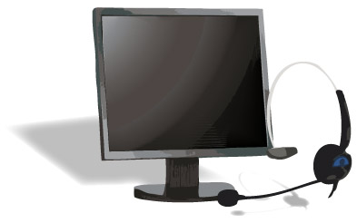 Headset and Computer